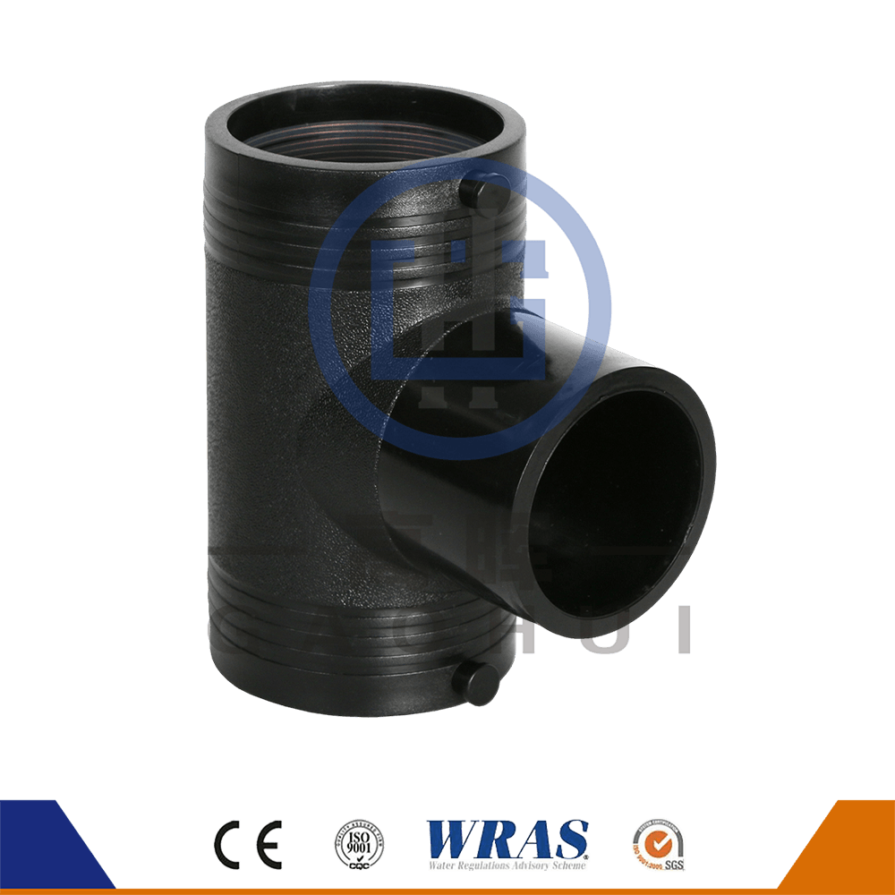 HDPE Molded Electro Fusion TEE Igual para abastecimento de água