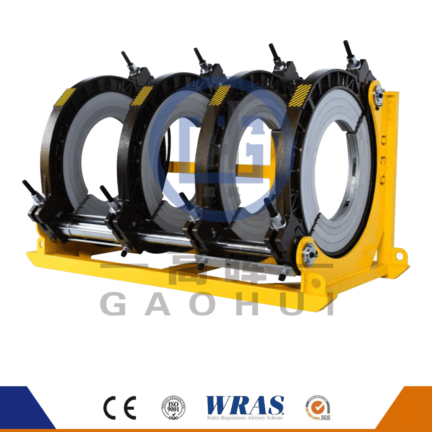 630 HDPE Pipe Hidráulico Semi-Automático Máquina de Soldagem de Fusão de Buttão