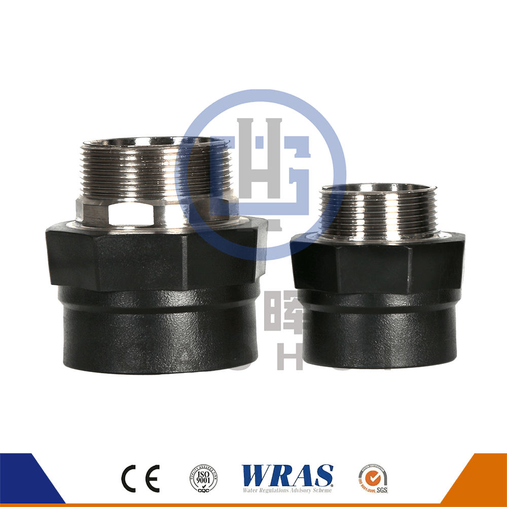 Couplador de rosca masculina HDPE