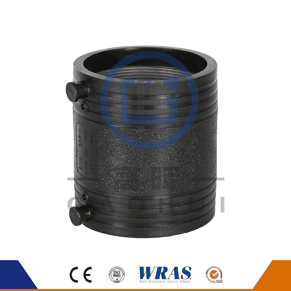 Adaptador de acoplamento de acoplador de acoplador igual a eletro moldado HDPE para abastecimento de água